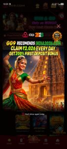 GG9 Game Download and Get Rs.500 Welcome Bonus 1