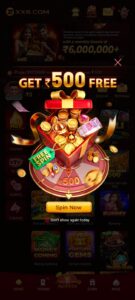 XX6 Game Download and Get Rs.500 Welcome Bonus 2