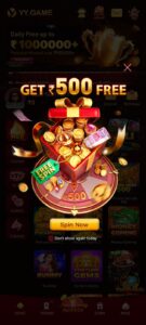 YY Games Download – Get Started and Claim the Available Welcome Bonus Rs.500. 2