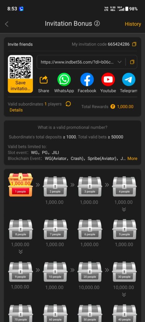 INDBET app