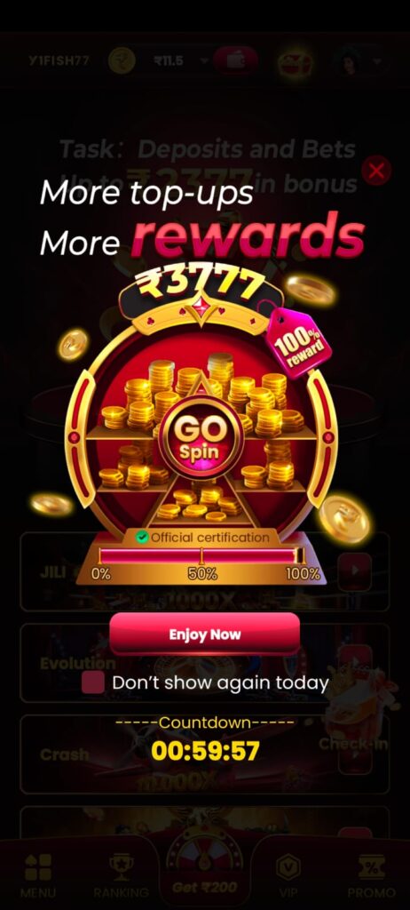 Y1 fish77 apk