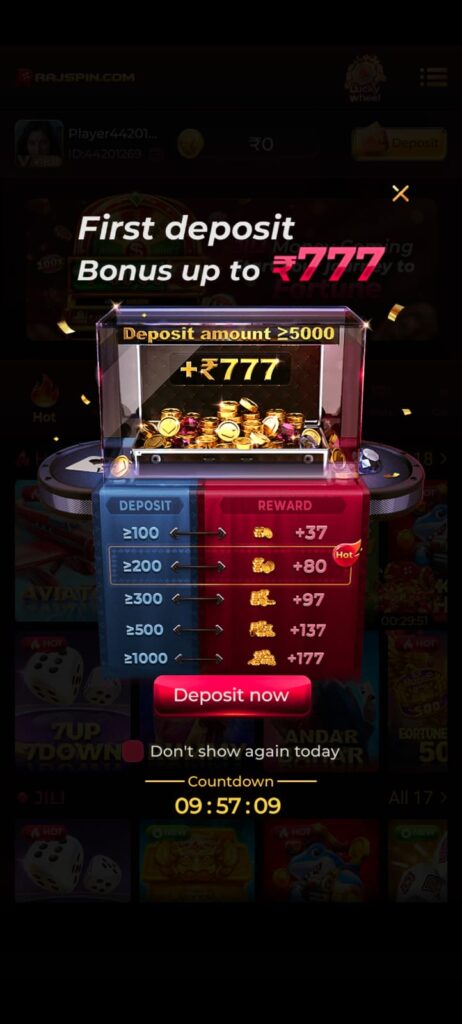 rajspin APK