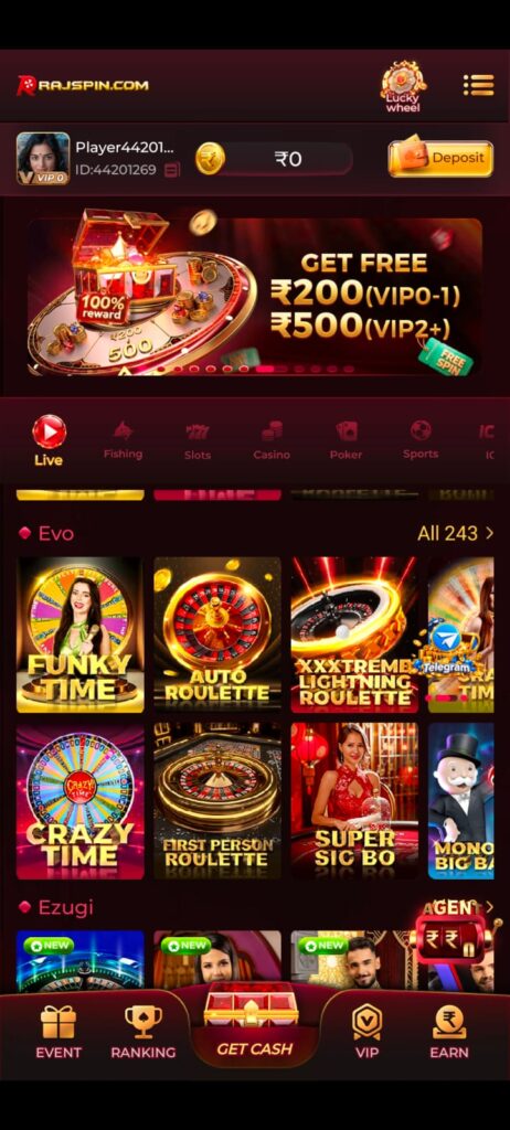 rajspin Game